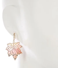 Dillard's Ombre Leaf Drop Earrings