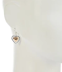 Dillard's Orbital Heart Drop Earrings