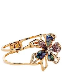 Dillard's Orchid Statement Cuff Bracelet