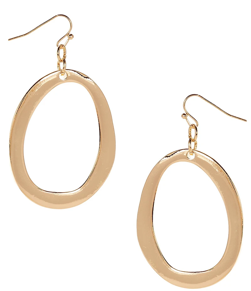 Dillard's Oval Loop Drop Earrings