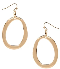 Dillard's Oval Loop Drop Earrings