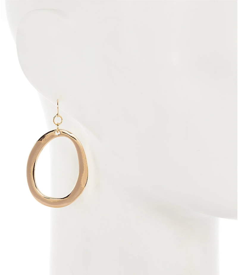 Dillard's Oval Loop Drop Earrings
