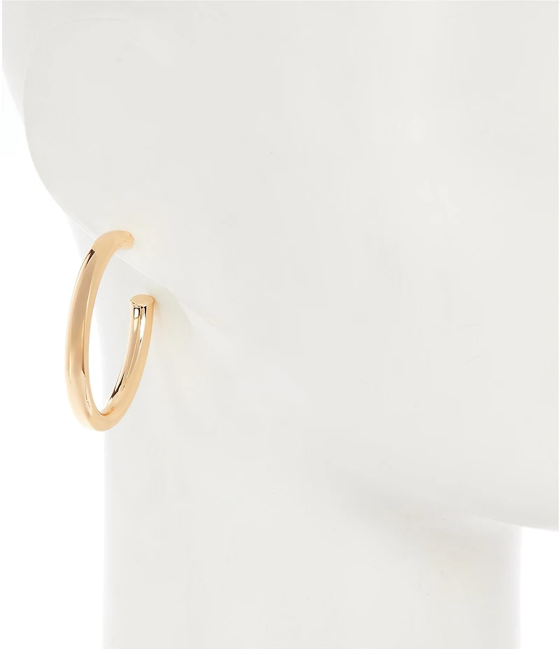 Dillard's Oval Tubular Hoop Earrings