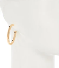 Dillard's Oval Tubular Hoop Earrings