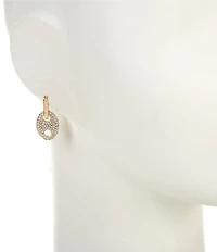 Dillard's Pave Mariner Link Drop Earrings