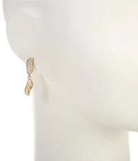 Dillard's Pave Waves Linear Earrings