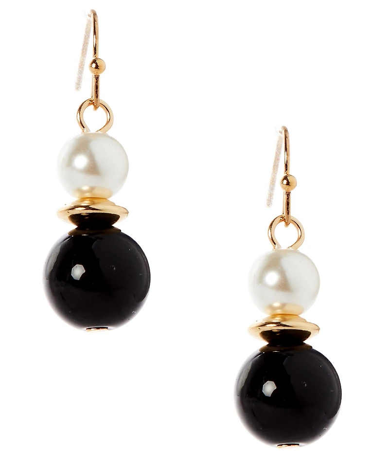 Dillard's Pearl and Bead Drop Earrings