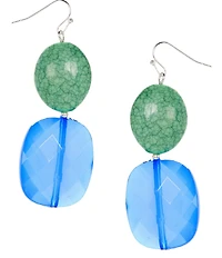 Dillard's Pebble Beach Beaded Resort Statement Earrings