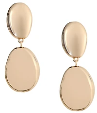 Dillard's Pebble Ccb Double Drop Clip Earrings