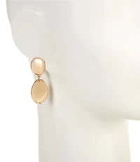 Dillard's Pebble Ccb Double Drop Clip Earrings