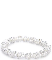Dillard's Polished Metal Knot Stretch Bracelet