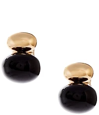 Dillard's Polished Metal Resin Beaded Drop Earrings