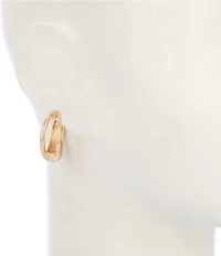Dillard's Polished Open Metal Hoop Earrings