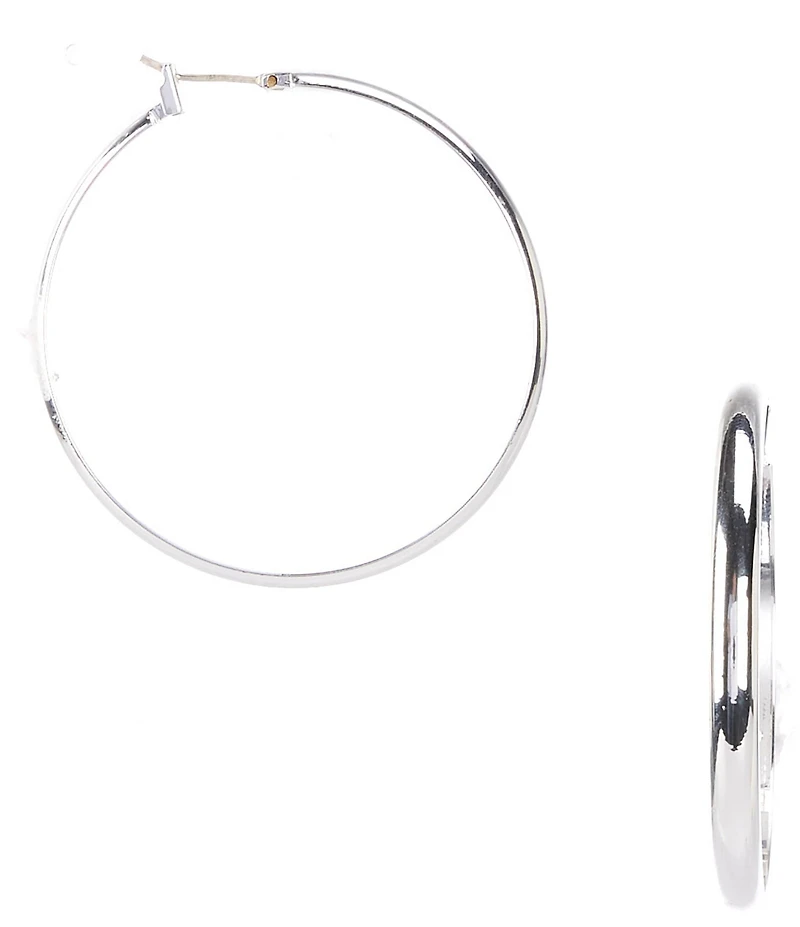 Dillard's Polished Wire Hoop Earrings