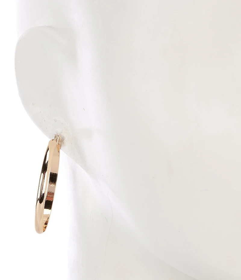 Dillard's Polished Wire Hoop Earrings