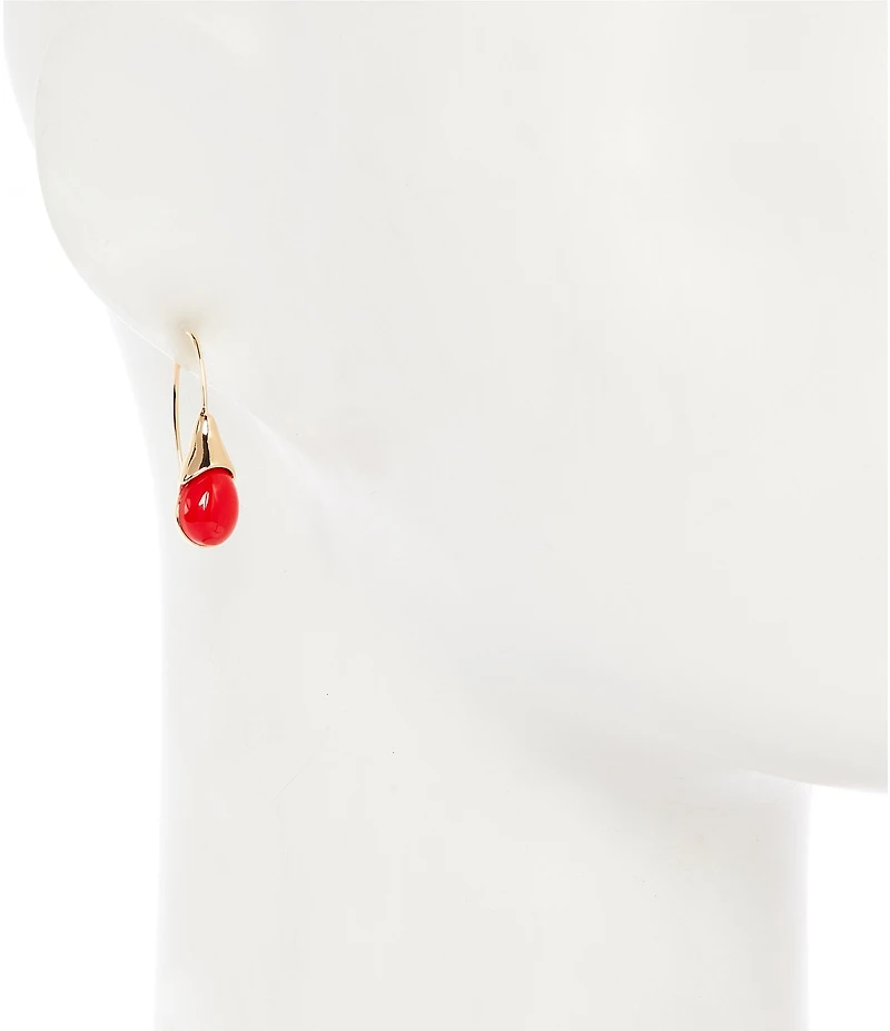 Dillard's Resin Teardrop Drop Earrings