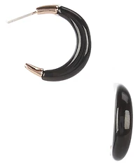 Dillard's Resin Hoop Earrings