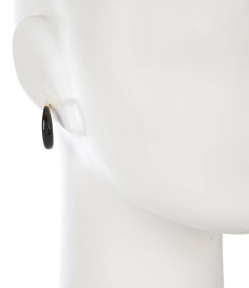 Dillard's Resin Hoop Earrings