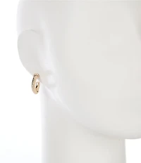 Dillard's Rope Textured Small Hoop Earrings