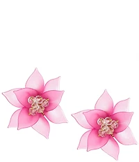 Dillard's Rosalie Pink Petals Resort Statement Stud Earrings