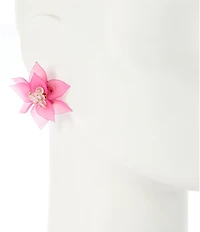 Dillard's Rosalie Pink Petals Resort Statement Stud Earrings