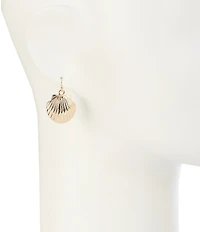 Dillard's Scallop Seashell Drop Earrings