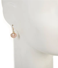 Dillard's Seashell & Pearl Drop Earrings