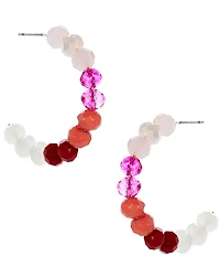 Dillard's Siena Beads Hoop Earrings