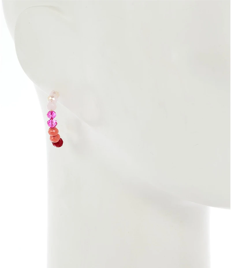 Dillard's Siena Beads Hoop Earrings