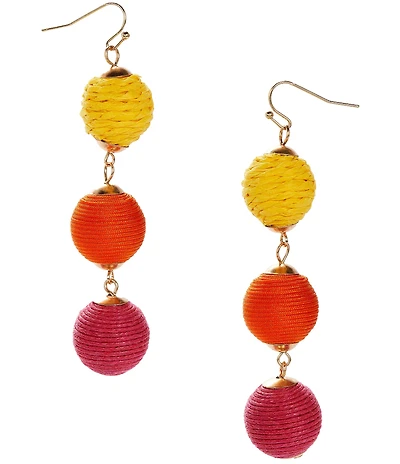Dillard's Sienne Beaded Resort Drop Earrings