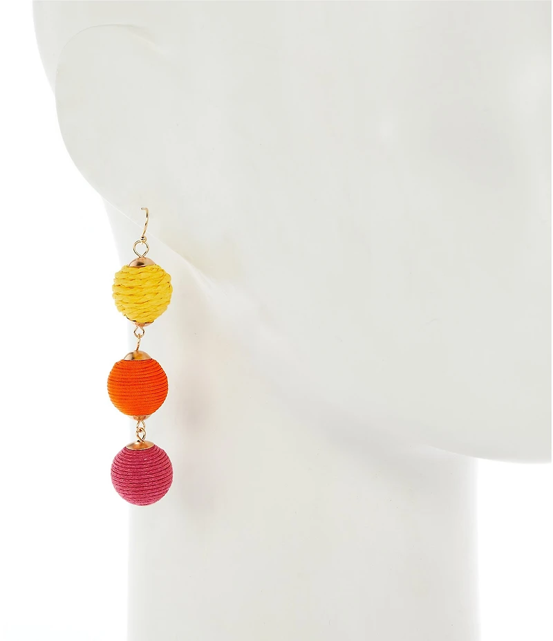 Dillard's Sienne Beaded Resort Drop Earrings