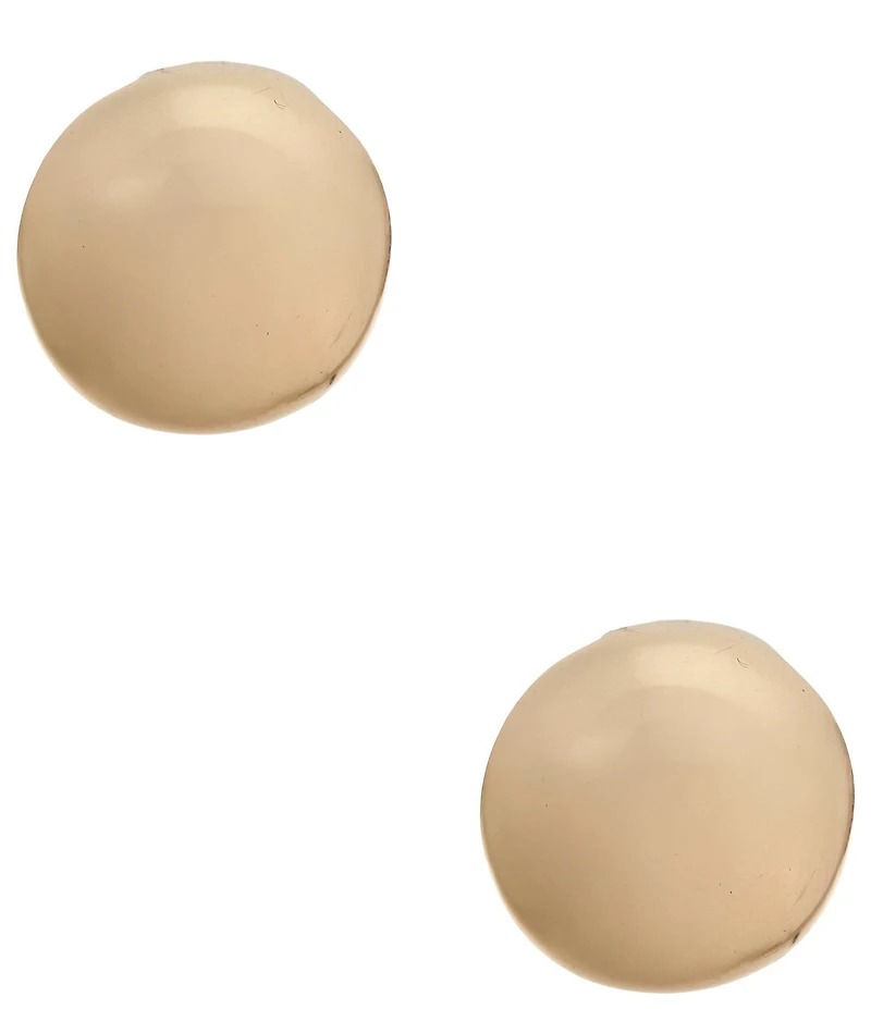 Dillard's Small Metal Ball Clip Stud Earrings
