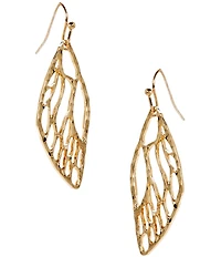 Dillard's Stencil Wings Drop Earrings