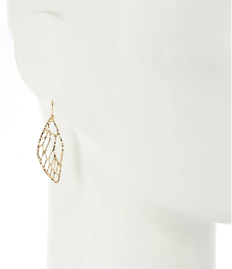 Dillard's Stencil Wings Drop Earrings