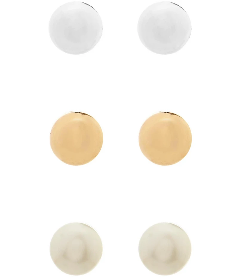 Dillard's Tailored Ball Stud Sensitive Earring Set
