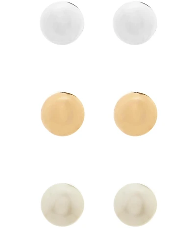 Dillard's Tailored Ball Stud Sensitive Earring Set