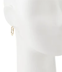 Dillard's Tailored Graduated Hoop Sensitive Earrings