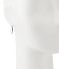 Dillard's Tailored Graduated Hoop Sensitive Earrings