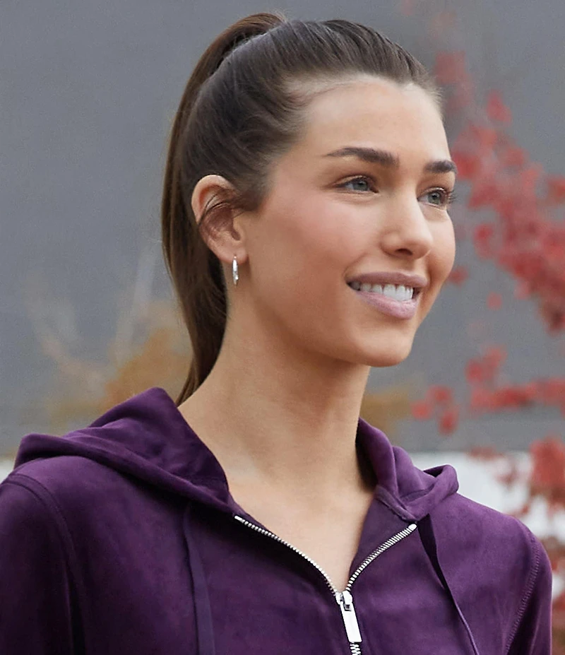 Dillard's Tailored Graduated Hoop Sensitive Earrings