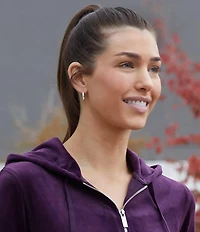 Dillard's Tailored Graduated Hoop Sensitive Earrings