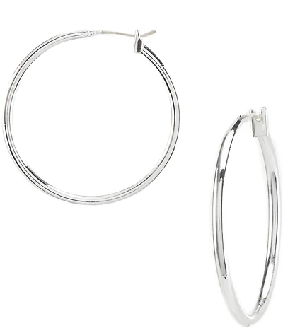 Dillard's Tailored Delicate Hoop Sensitive Earrings