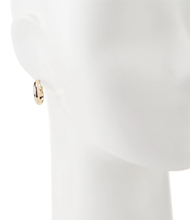 Dillard's Tailored Small Hoop Sensitive Earrings