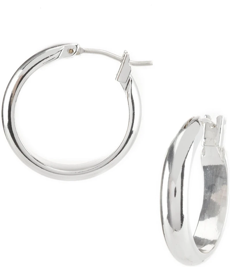 Dillard's Tailored Small Hoop Sensitive Earrings