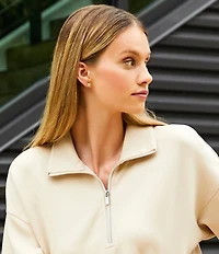 Dillard's Tailored Sterling Silver Stud Sensitive Earring Set