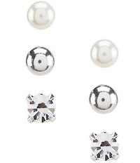 Dillard's Tailored Trio Stud Sensitive Earring Set