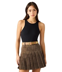 Dillard's Textured Gold Tone Belt