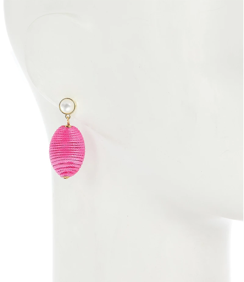 Dillard's Thread Wrapped Resort Drop Earrings