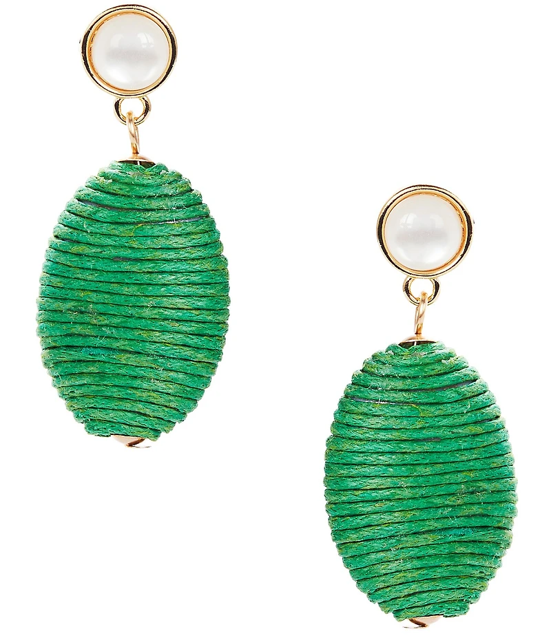 Dillard's Thread Wrapped Resort Drop Earrings