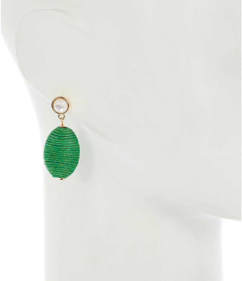 Dillard's Thread Wrapped Resort Drop Earrings