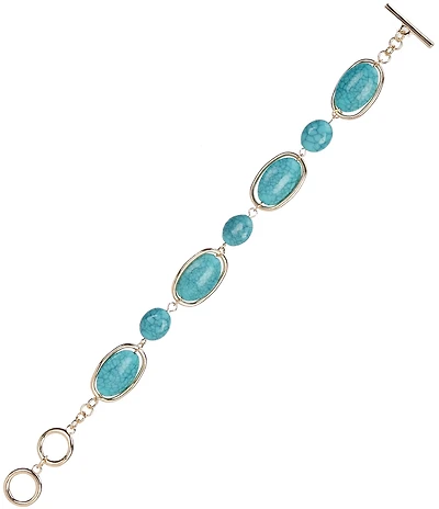 Dillard's Turquoise Link Line Bracelet